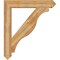 Ekena Millwork Funston Arts & Crafts Rough Sawn Bracket, Western Red Cedar, 6"W x 42"D x 48"H BKT06X42X48FST03RWR - alternate 4